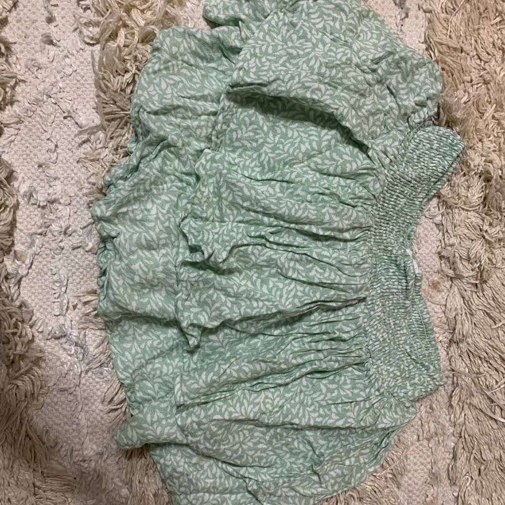 Mint green skort